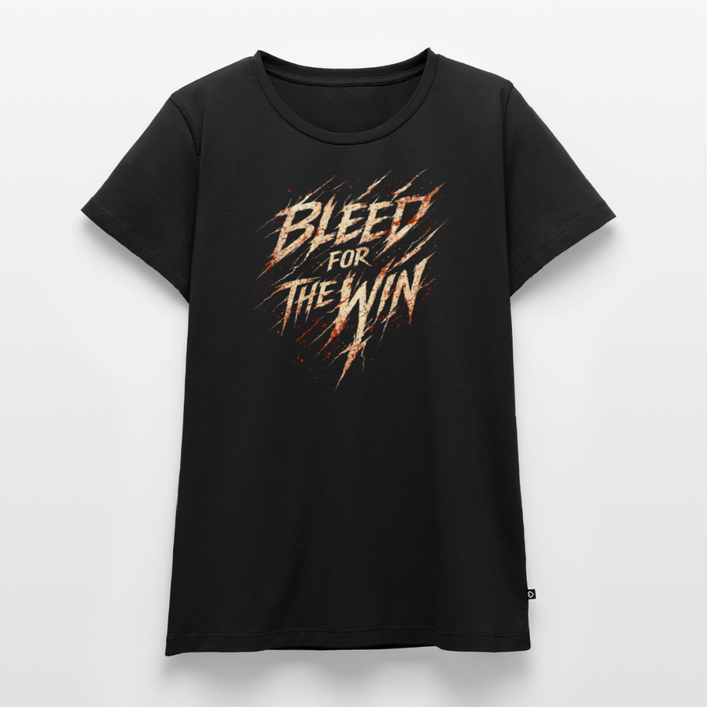 Women’s Premium T-Shirt Bleed for the Win - black