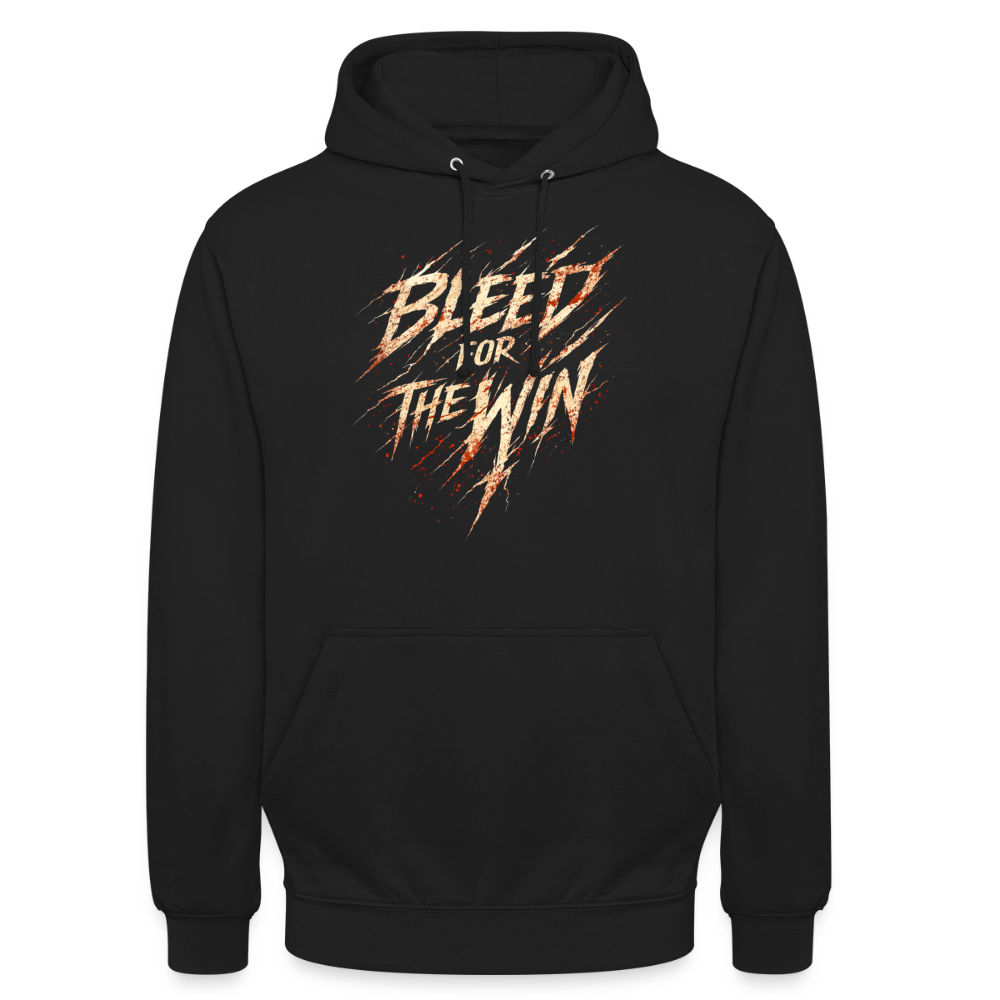 Unisex Hoodie Bleed for the Win - black