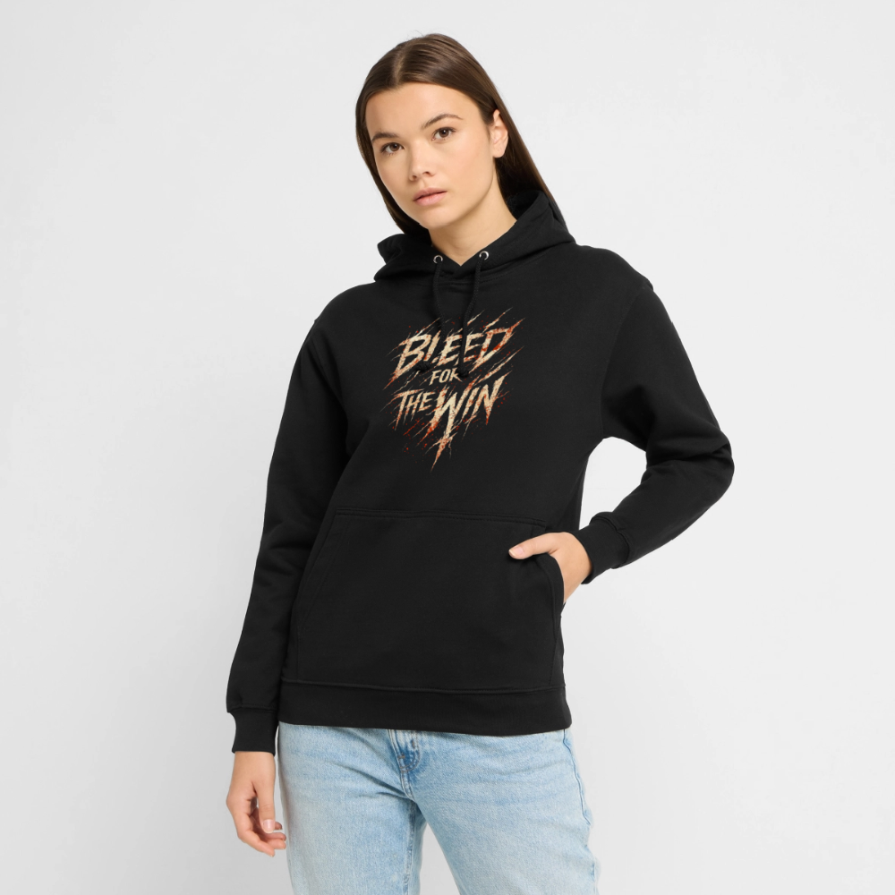 Unisex Hoodie Bleed for the Win - black
